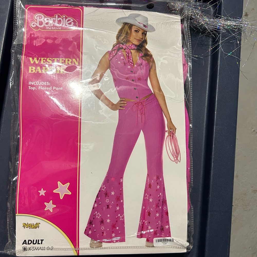 Barbie Western Barbie Pink Halloween costume Size XS  adult